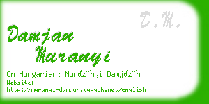damjan muranyi business card